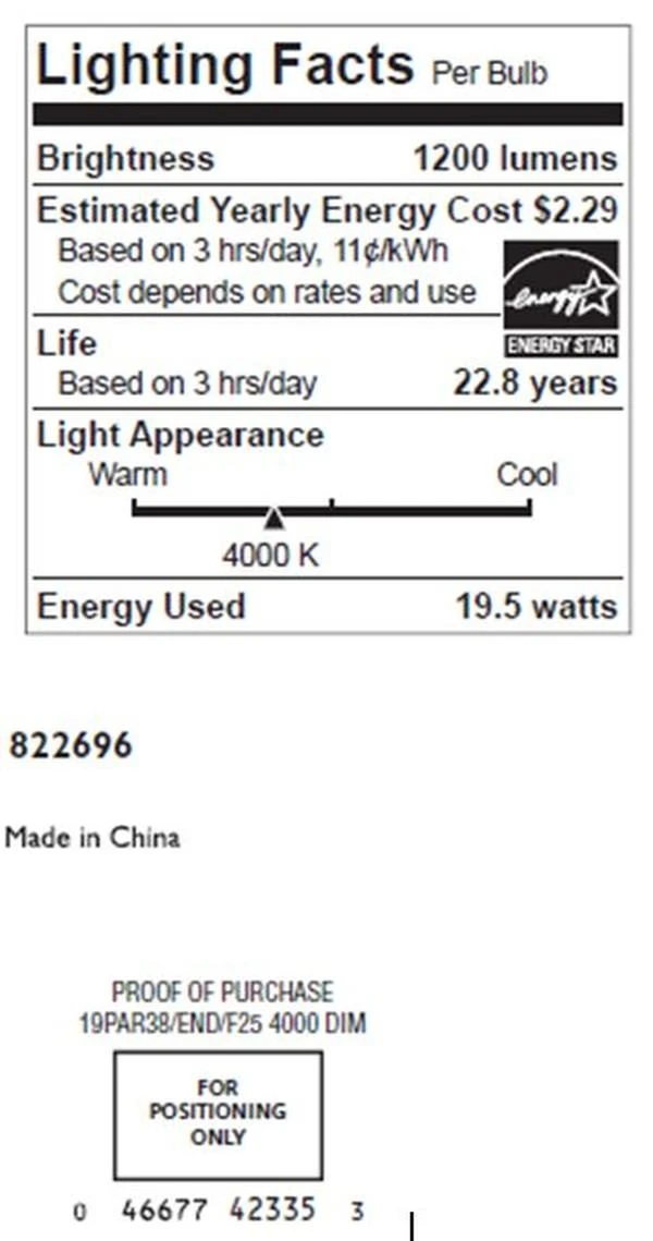 Philips LED Reflector Flood Light Bulb (423350) 2 Philips LED Reflector Flood Light Bulb (423350) - Image 2