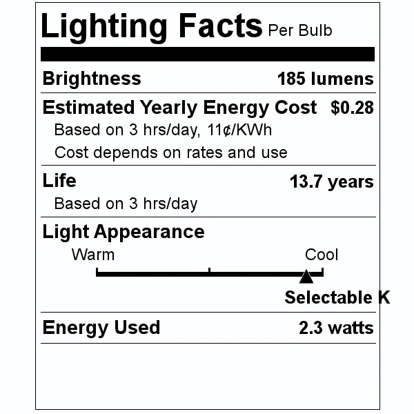 Philips LED Light Bulb (3 Pack) (566653) 3 Philips LED Light Bulb (3 Pack) (566653) - Image 3